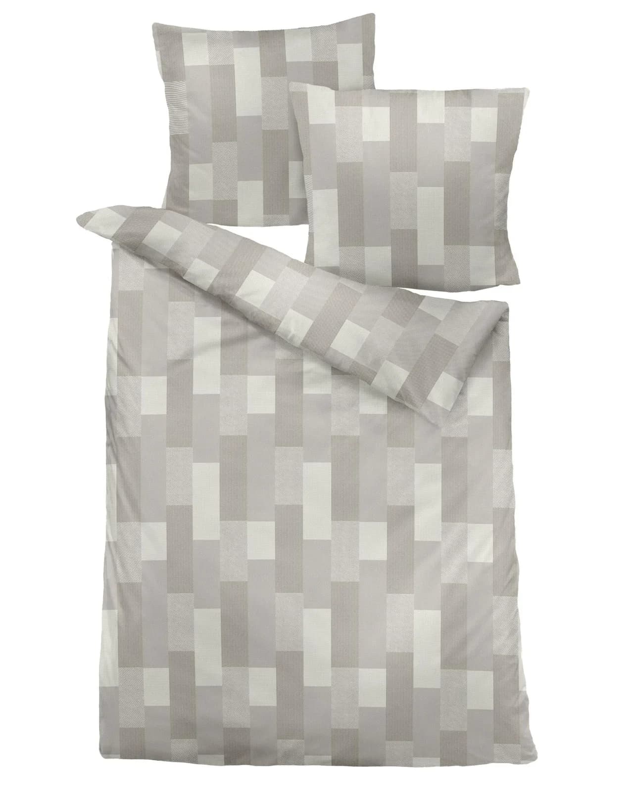 Dormisette Bettwäsche SARINA Satin Beige 100% Baumwolle