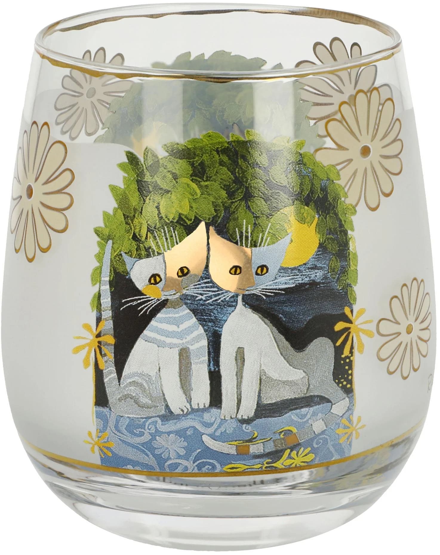 GOEBEL Windlicht R. Wachtmeister -Al chiaro di luna Bunt Glas