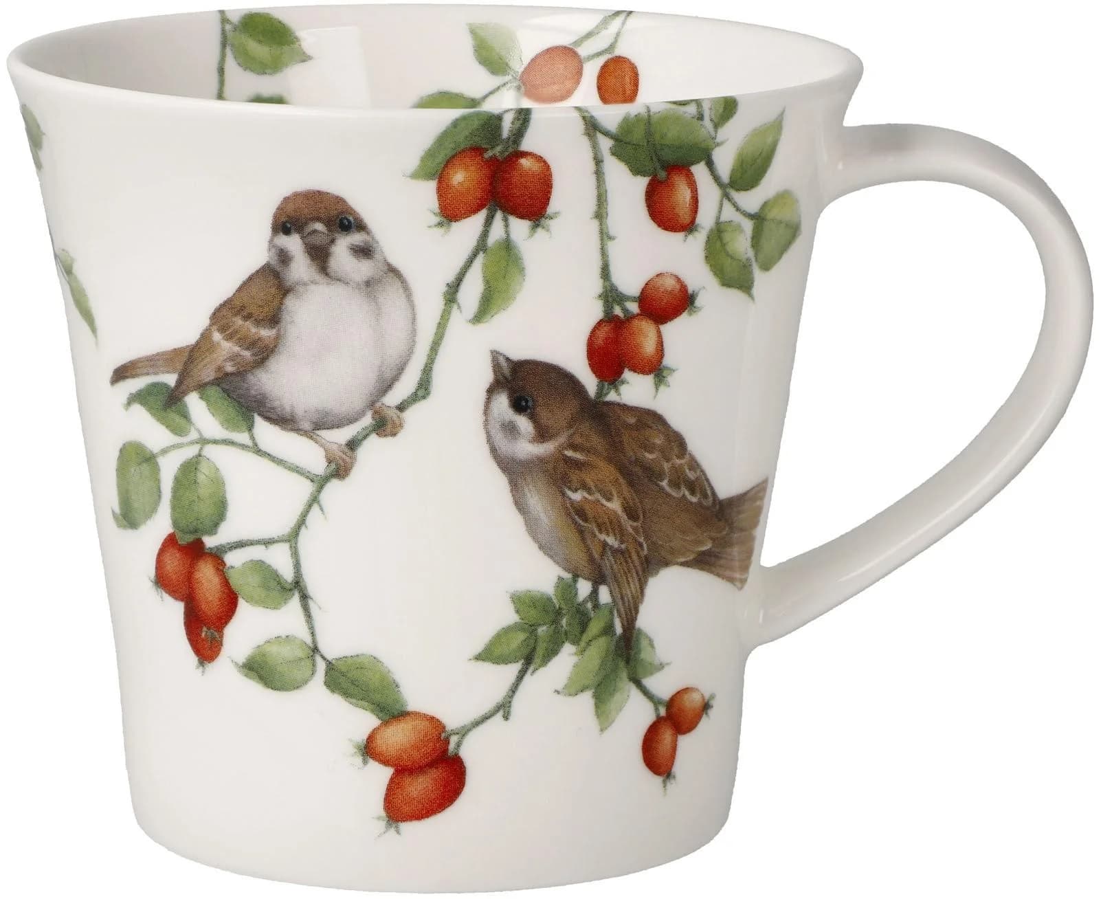 GOEBEL Coffee-/Tea Mug Spatzen Bunt Porzellan