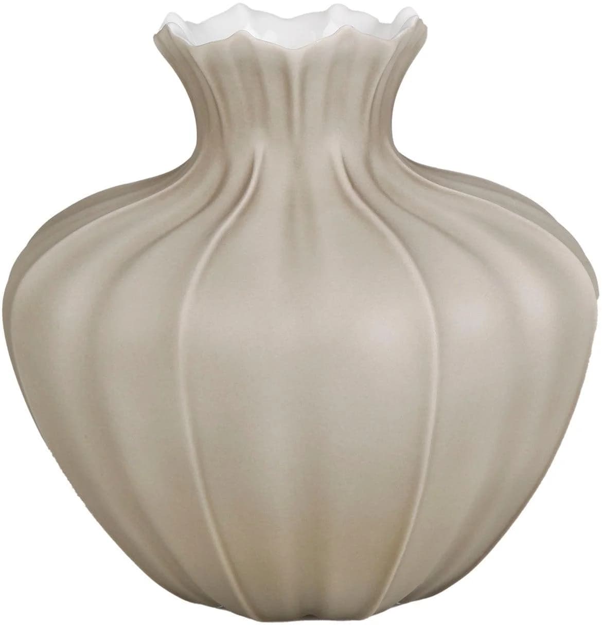 GOEBEL Vase Bahar Grau Porzellan Tischvase