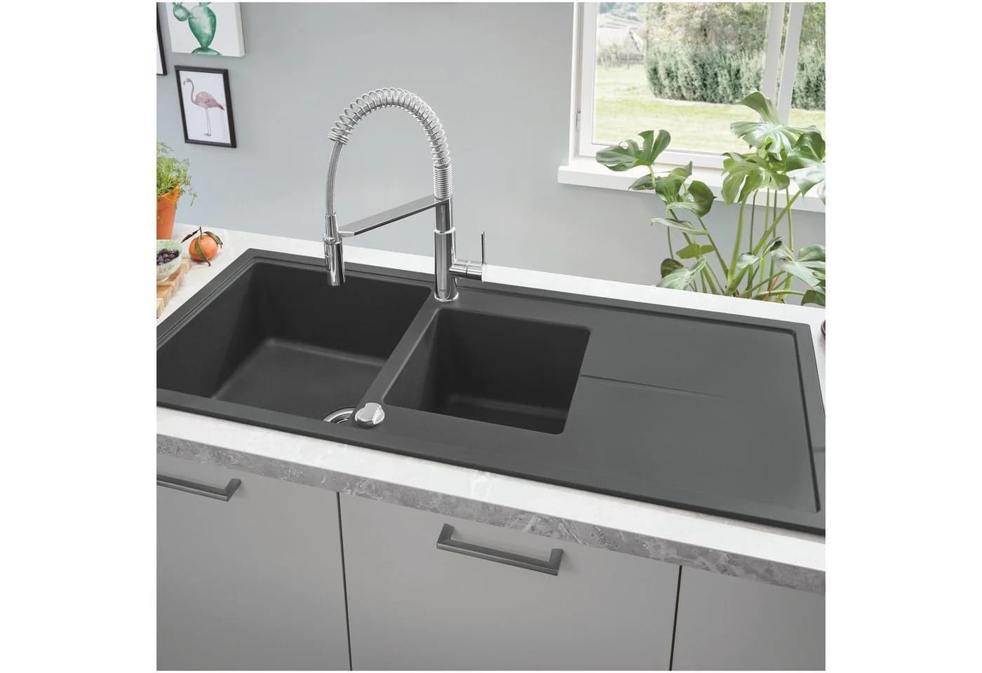 Grohe Küchenarmatur Einhebel Spültischbatterie Hochdruck Chrom