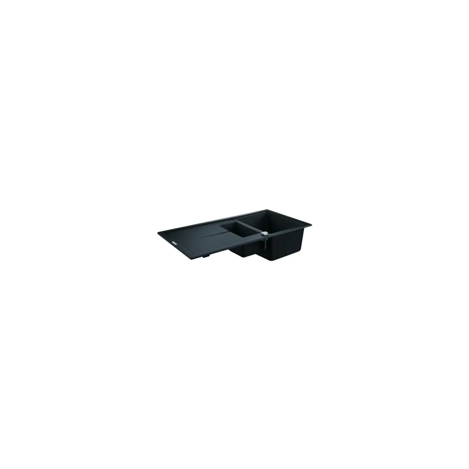 Grohe K400 Komposit-Einbauspüle 1000x500mm 1,5 Becken Granit Schwarz