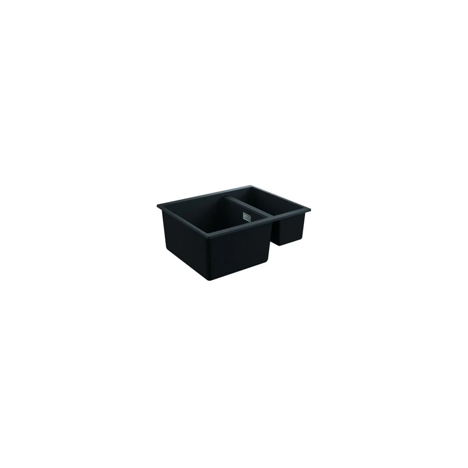 Grohe K500 Komposit-Einbauspüle 555x460mm 1,5 Becken Granit Schwarz