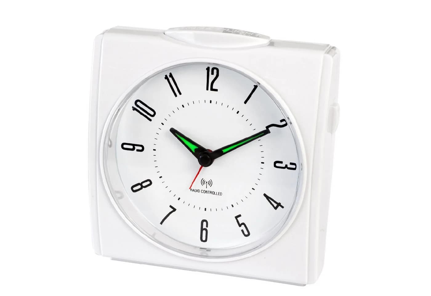 Miraval Funkwecker XXL Analog Weiß DCF77 Snooze & Licht