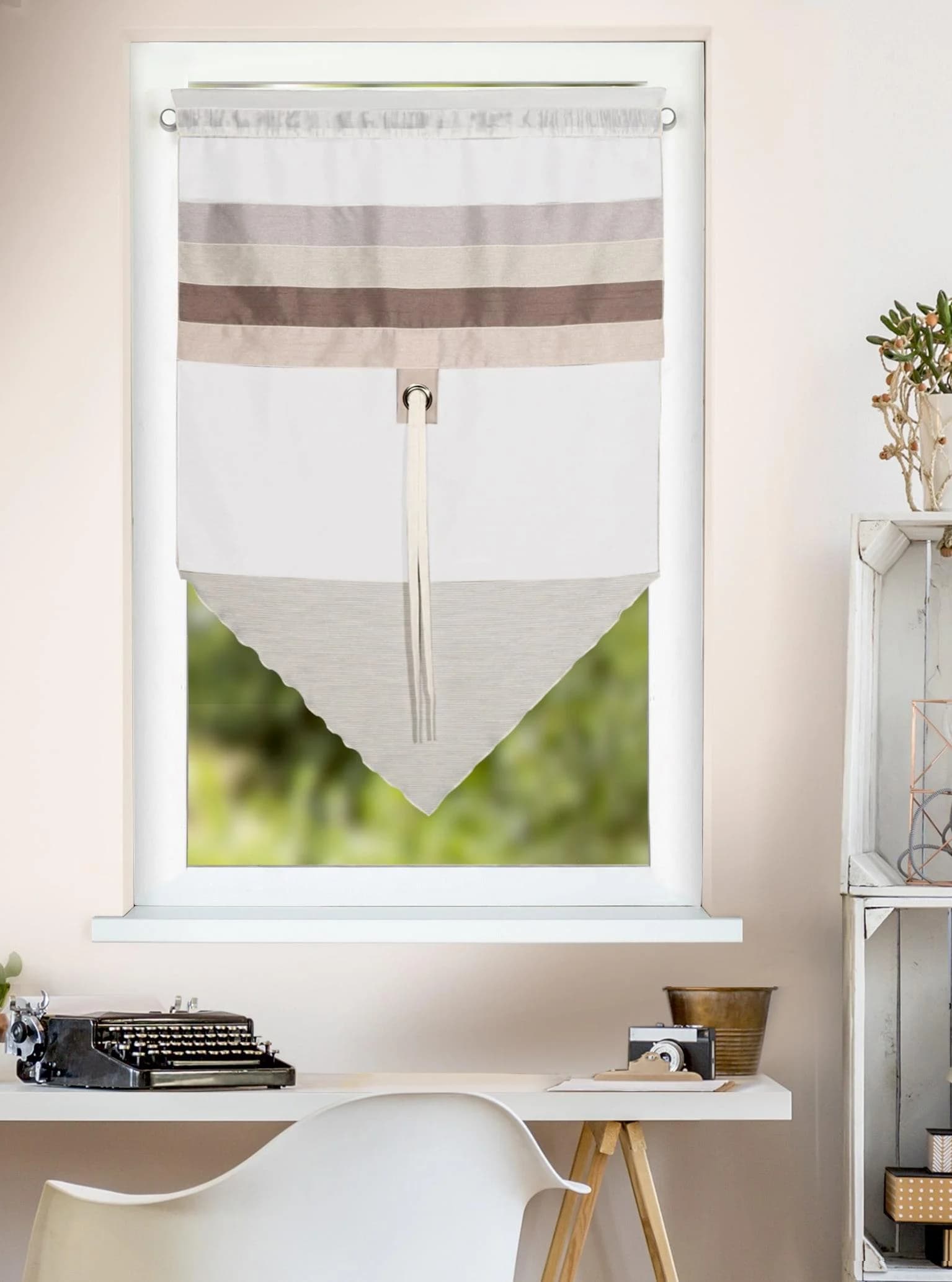 HOMING Panneau Ella Grau 60x90cm Schlaufenpanneau Polyester