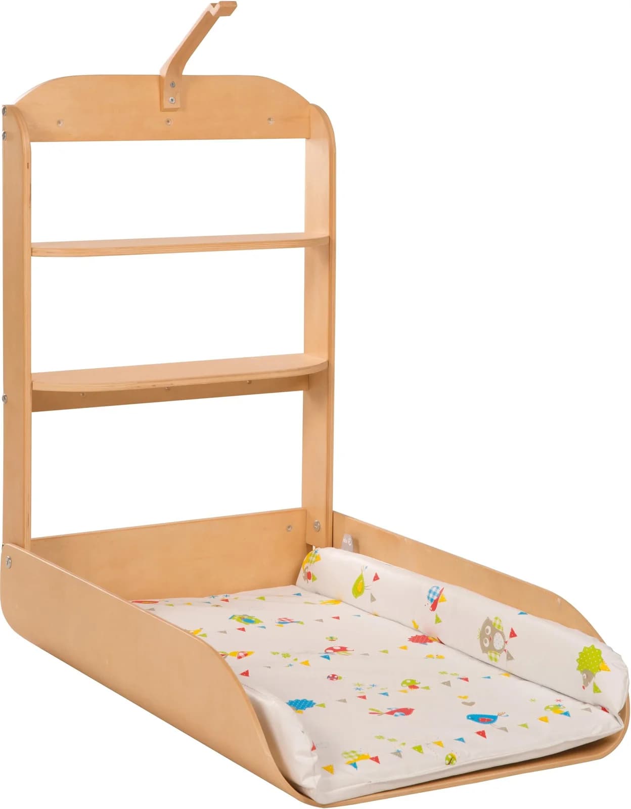 ROBA Wickelregal Waldhochzeit mit 2 Böden Beige Natur Wandwickelregal