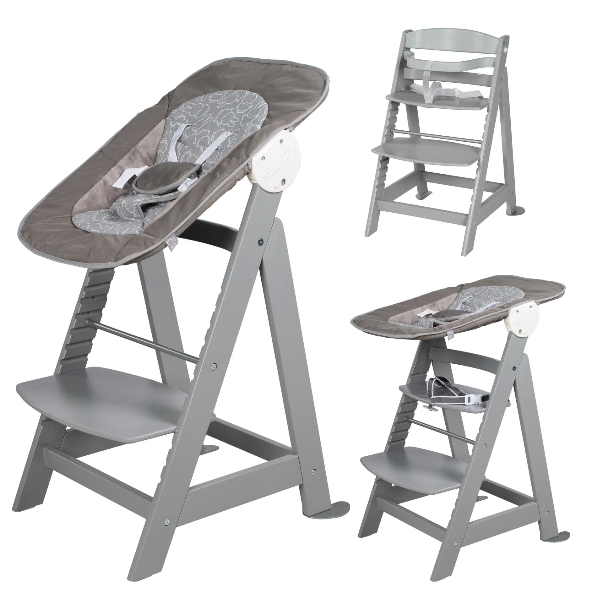 roba® Hochstuhl Born Up Treppenhochstuhl mit Liegefunktion