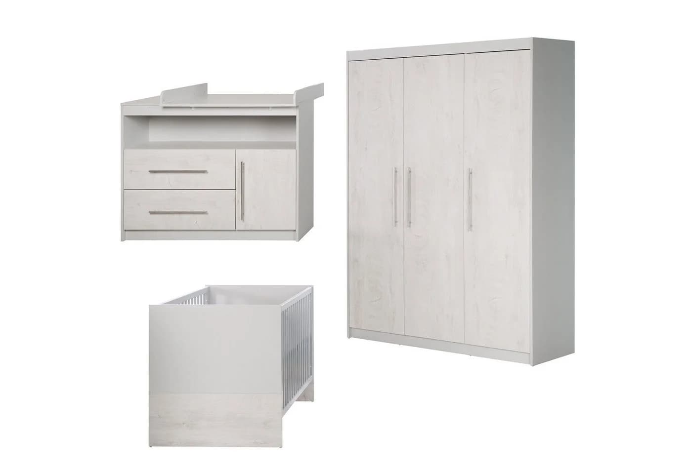 Roba Kinderzimmerset Maren 2 Bett Wickelkommode Schrank