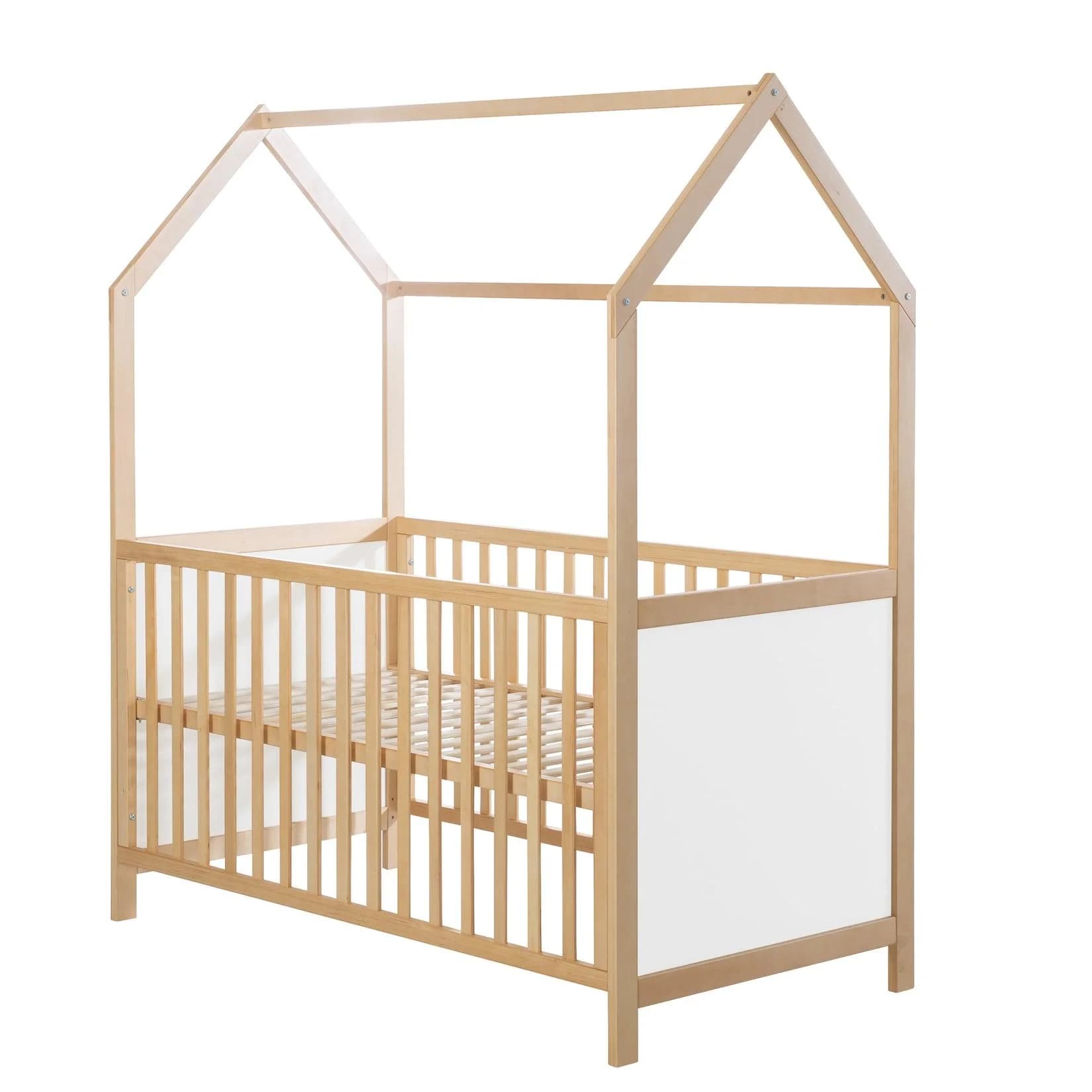Roba Hausbett 70x140 cm FSC Kombi-Kinderbett Bicolor