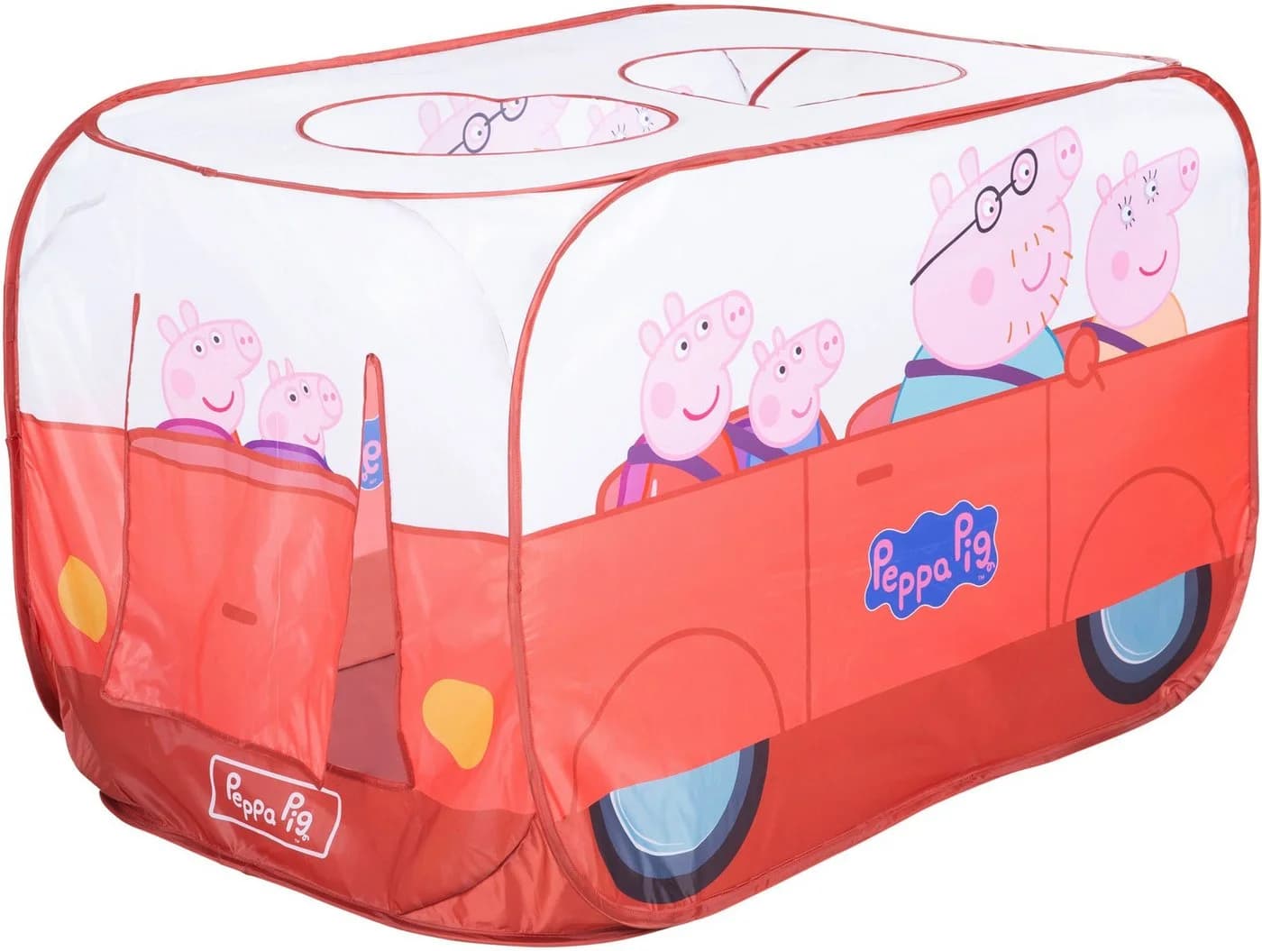 ROBA Peppa Pig Pop Up Spielzelt Autoform Rot