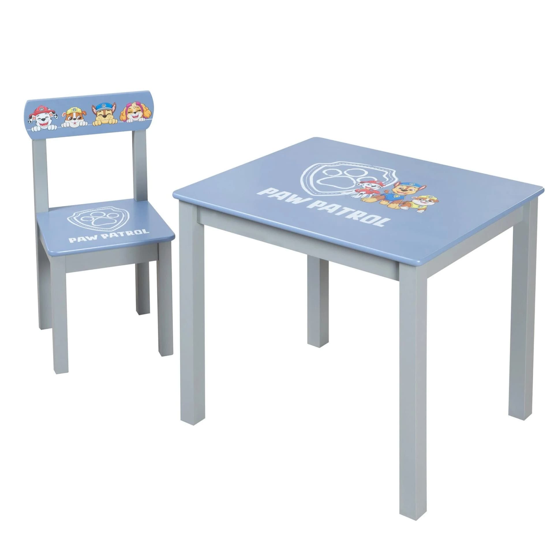 ROBA Kindersitzgruppe Paw Patrol Blau mit Tisch und Stuhl