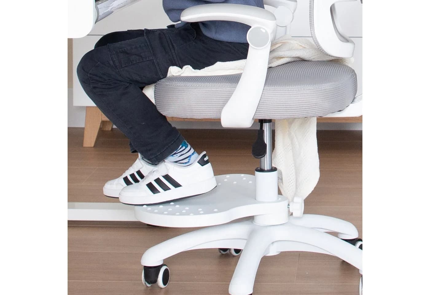 roba® Fußbrett Grau für Smart Grow Kinder-Bürostuhl