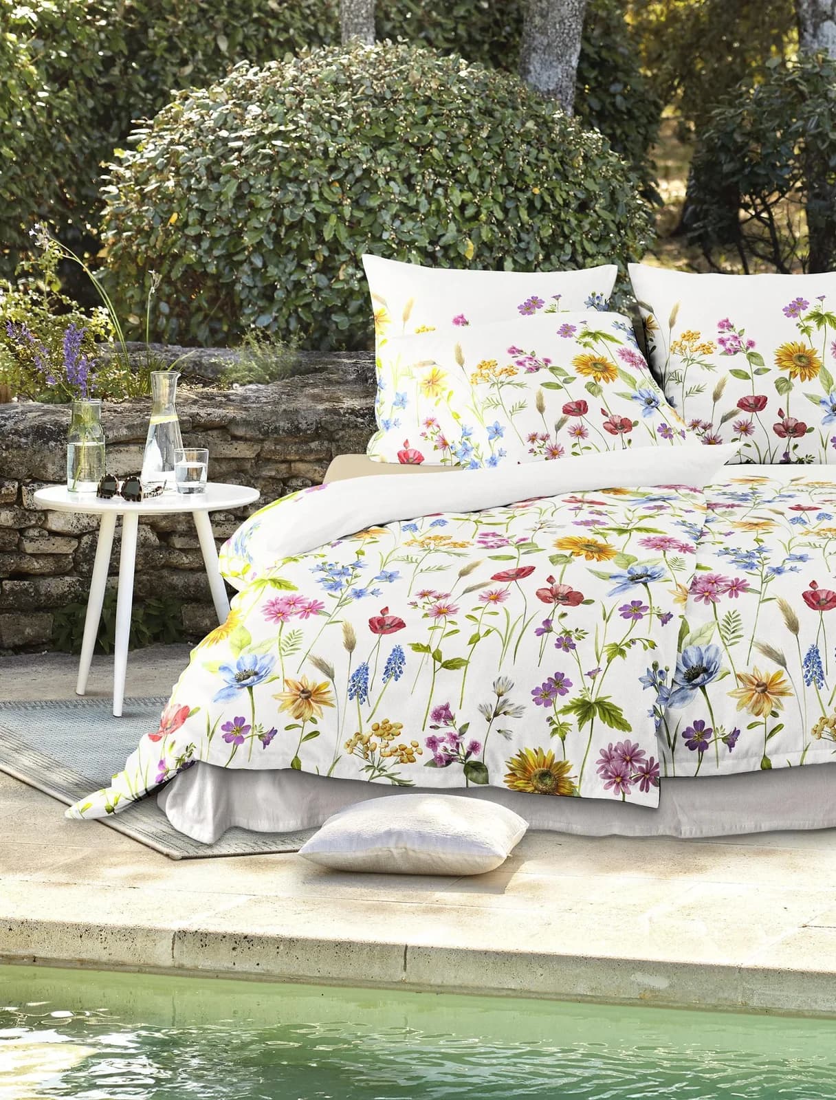 Irisette Bettwäsche Wave 8698 Floral Mako-Satin