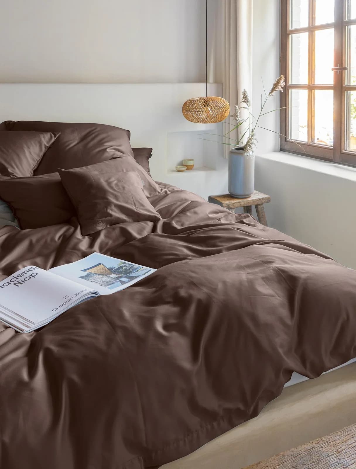 Irisette Premium Satin Bettwäsche Paris Braun 140x200 cm