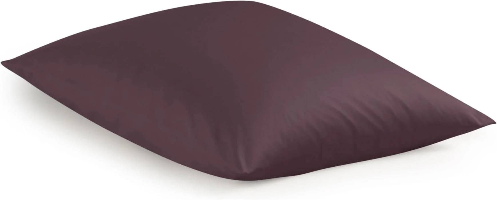 IRISETTE Kissenbezug Paris 8000 Rubin Mako-Satin 80x80 cm