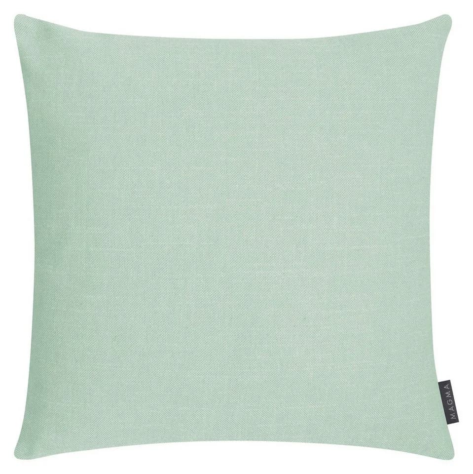 Magma Heimtex Kissenhülle Riva Grün Leinen-Optik 50x50 cm