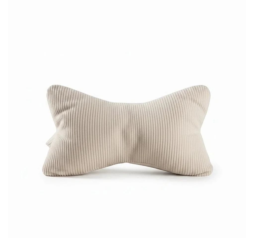 Magma Leseknochen INGA Dekokissen Cord-Look Natur