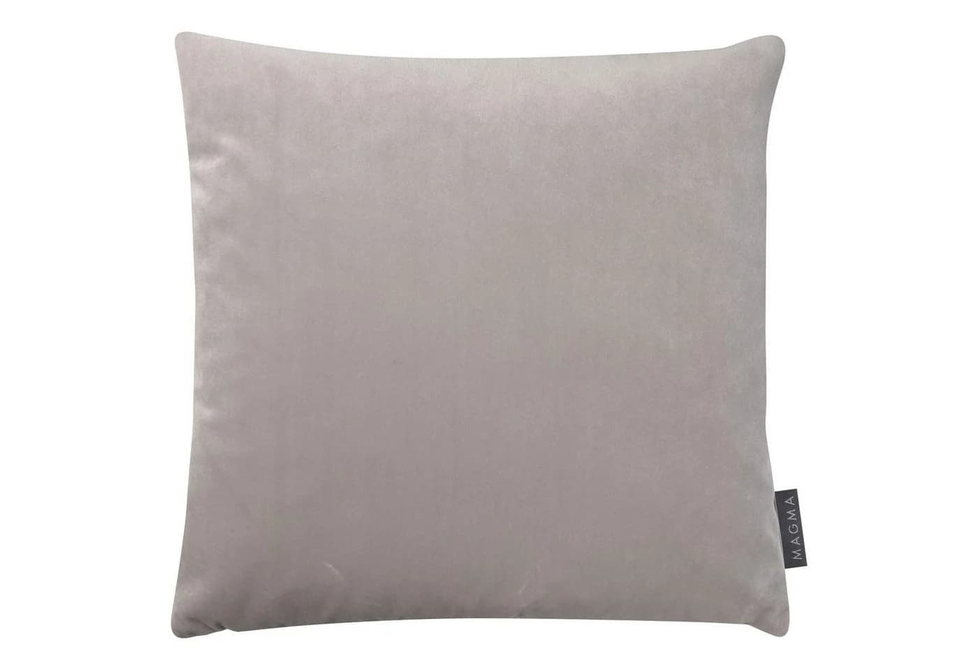 Magma Heimtex Kissenhülle RAYA Taupe Polyester Samtoptik