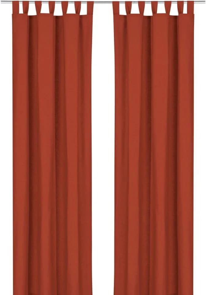 Weckbrodt Gardine Sento Orange Blickdicht Baumwolle Polyester