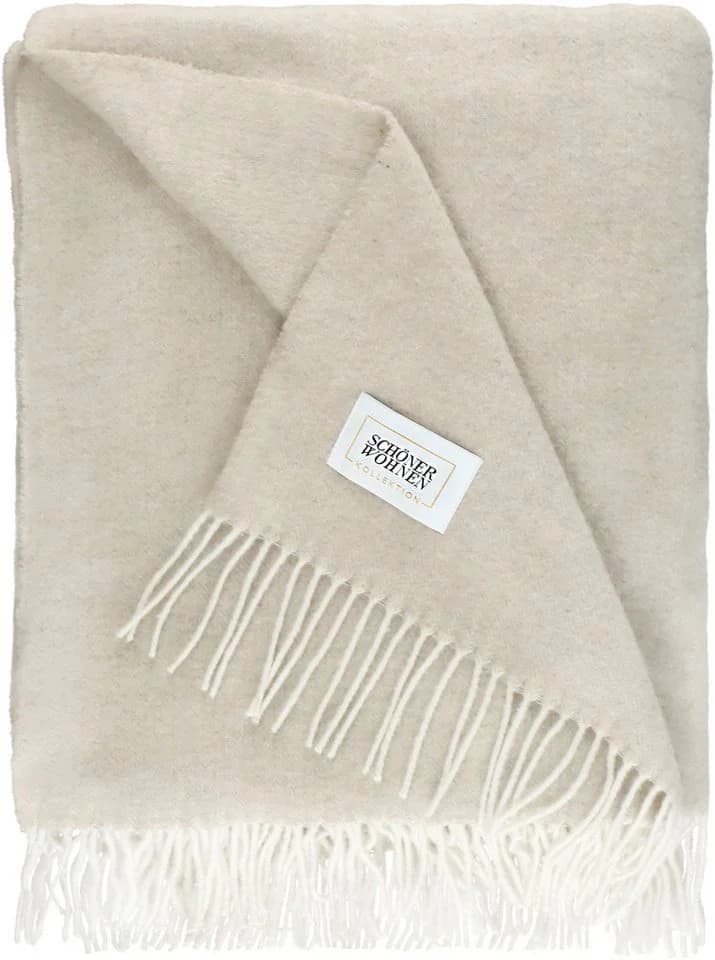 Schöner Wohnen Kollektion Wohndecke Fact Beige
