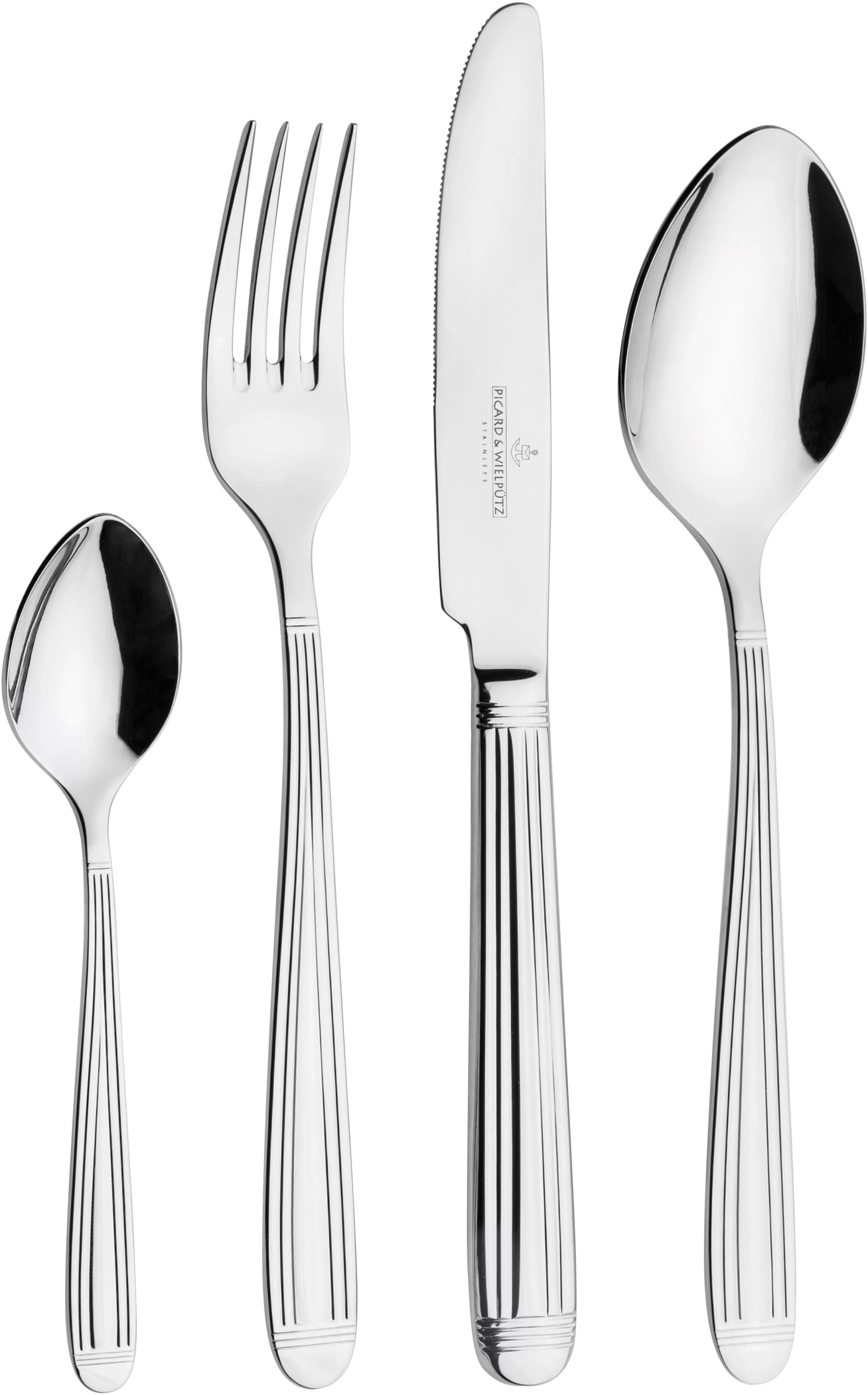 Besteck-Set "Marina" Silber 30-tlg. Edelstahl 18/10 PICARD & WIELPÜTZ SOLINGEN