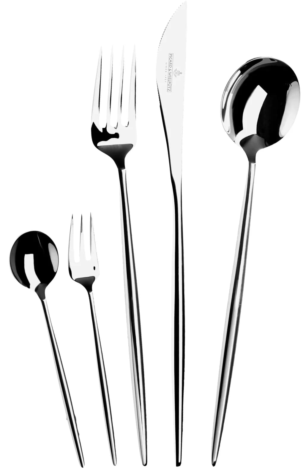 Besteck-Set Lotus 30-tlg. Silber Chromnickelstahl PICARD & WIELPÜTZ SOLINGEN