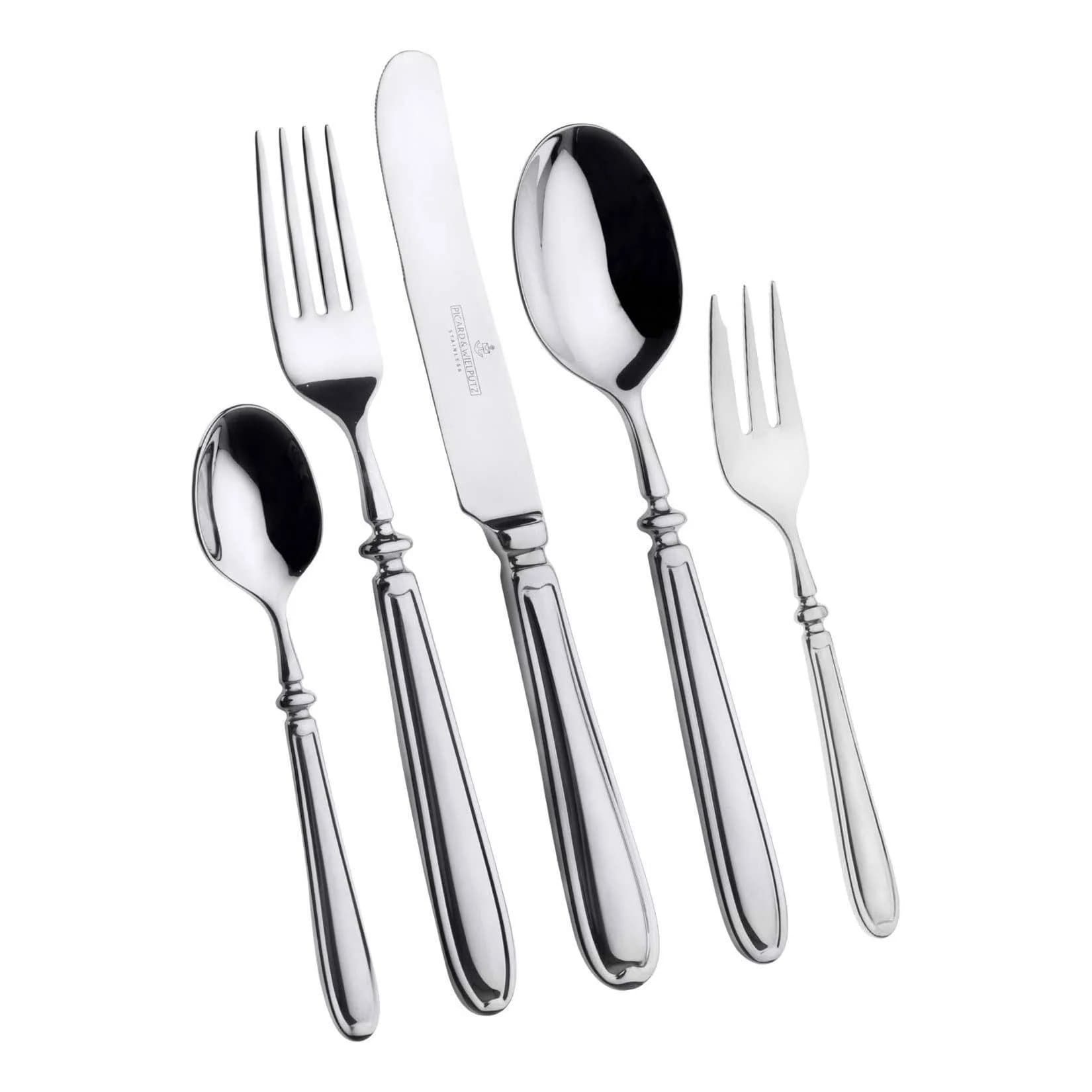 Picard & Wielpütz Solingen Besteck-Set "Landhaus" Silber 30-tlg. Chromnickelstahl 18/10