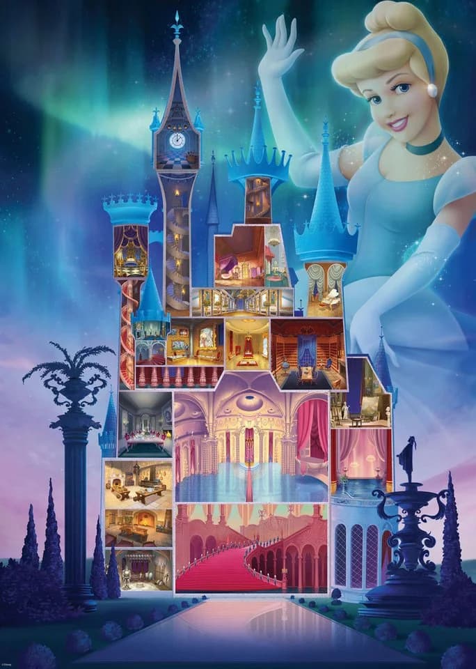 Ravensburger Puzzle Castle Collection Disney Princess Cinderella 1000 Teile