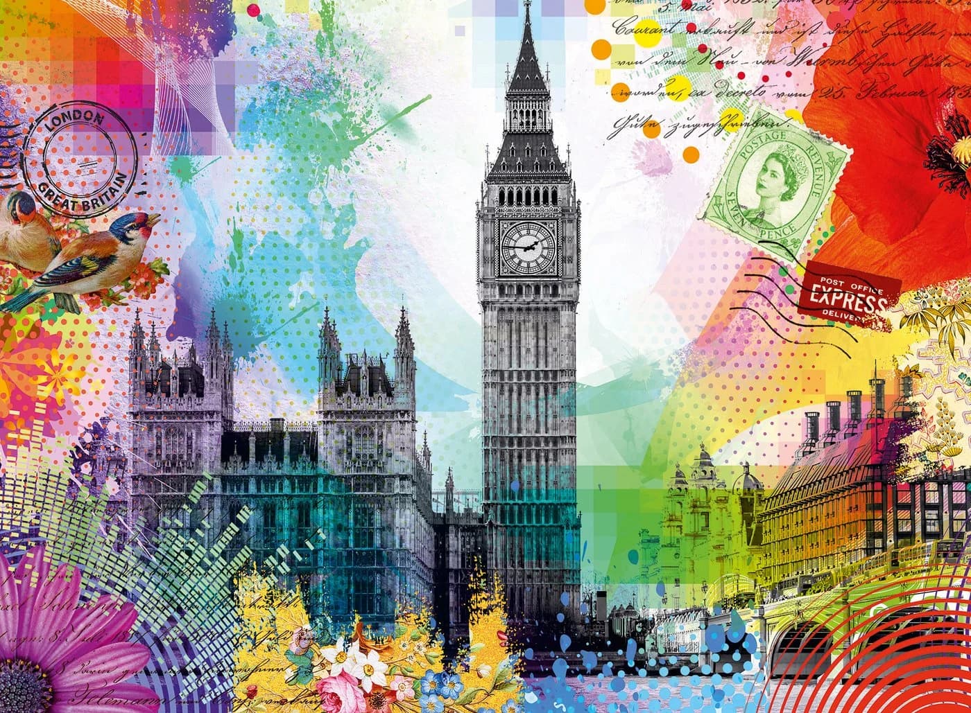 Ravensburger Puzzle Grüße aus London 500 Teile