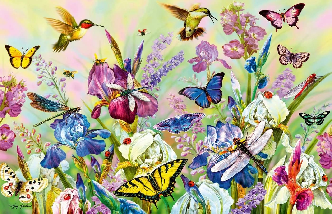 Ravensburger Puzzle Flowery meadow 200 Teile Bunt