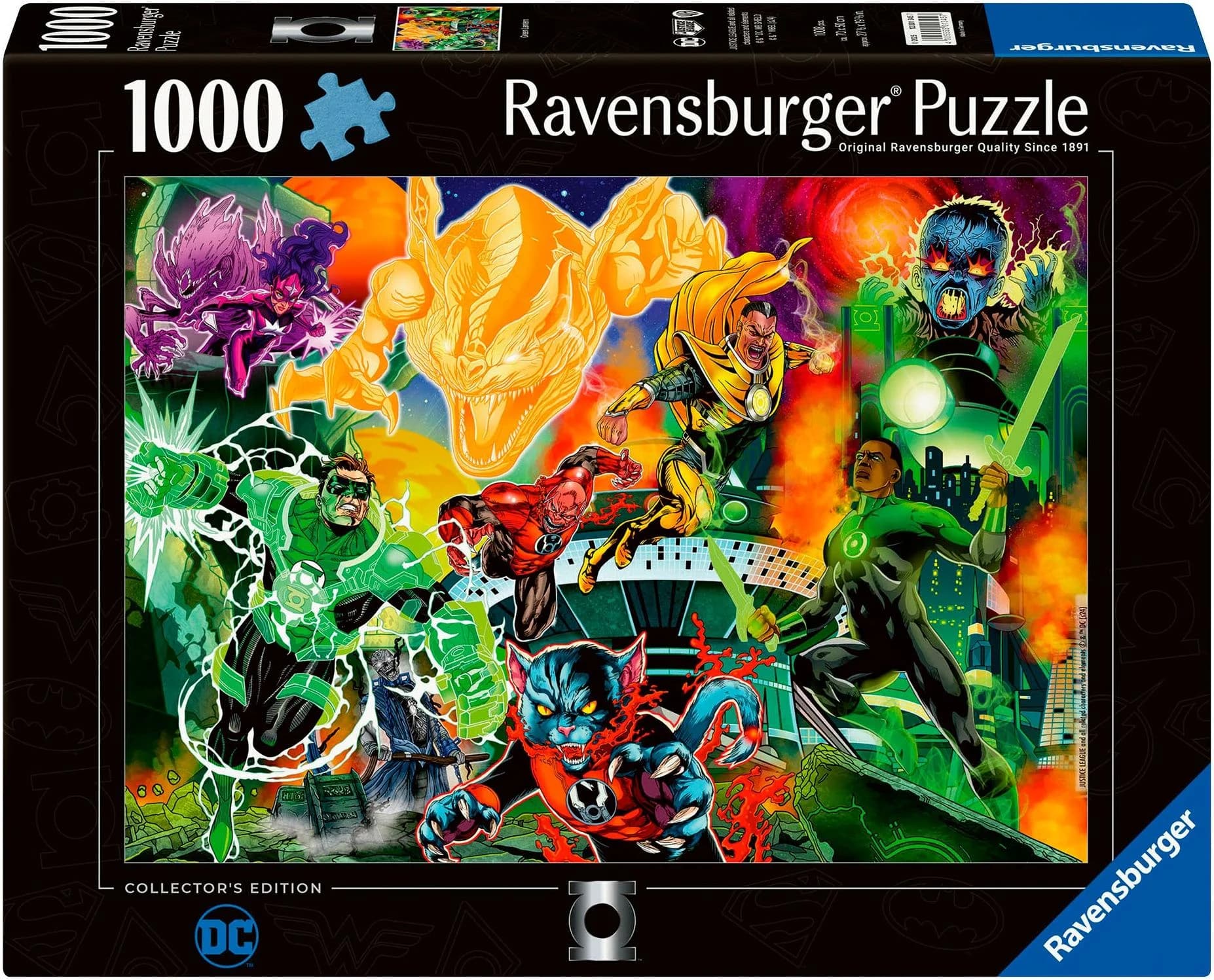 Ravensburger Puzzle DC Comics Justice League Grüne Laternen Bunt