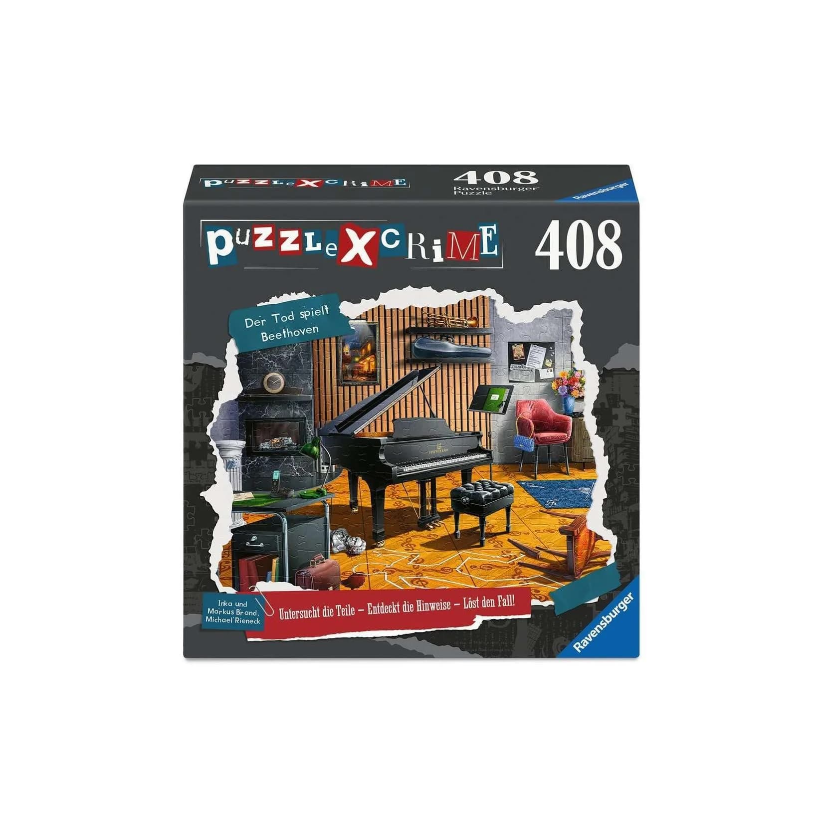 Ravensburger Puzzle X Crime: Der Tod spielt Beethoven, 408 Puzzleteile
