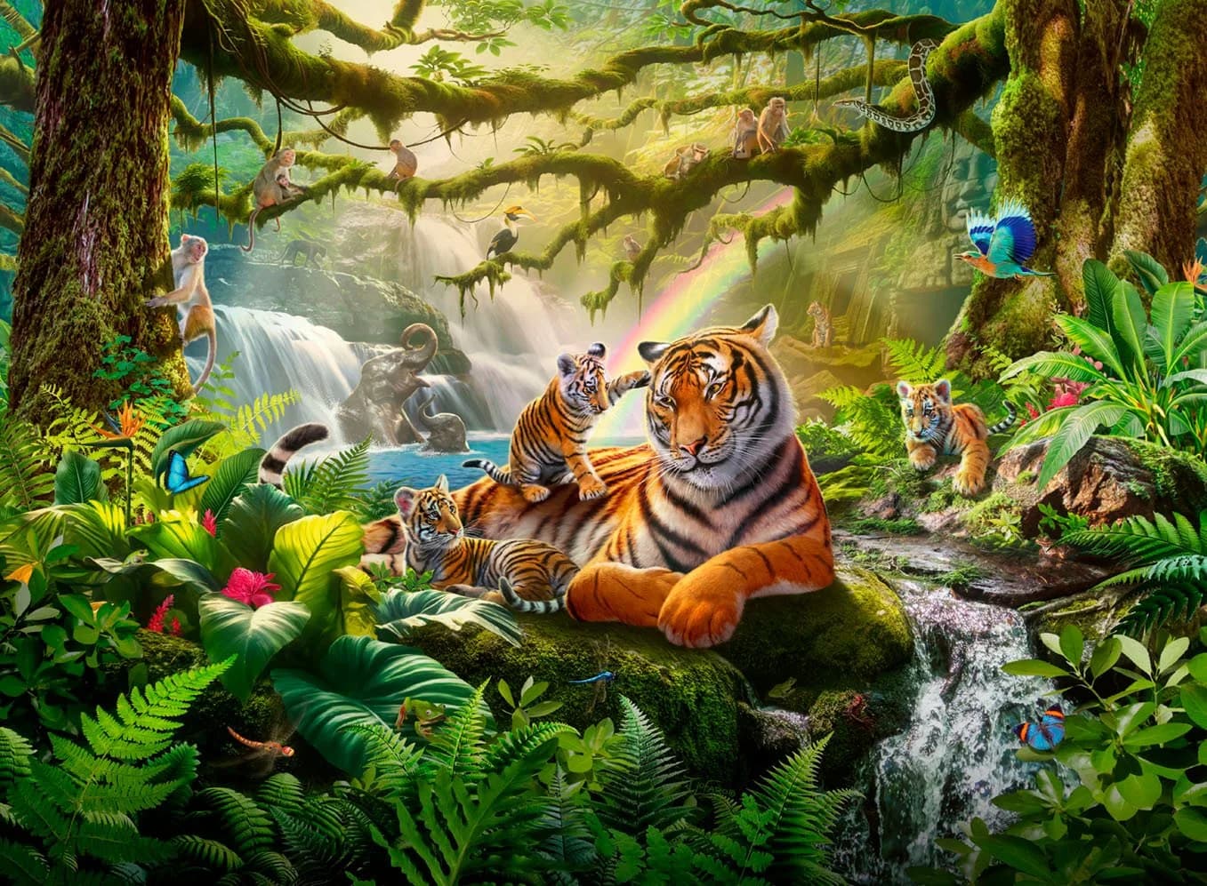 Ravensburger Puzzle Wildnis Wunder 300 Teile XXL Bunt Made in Germany