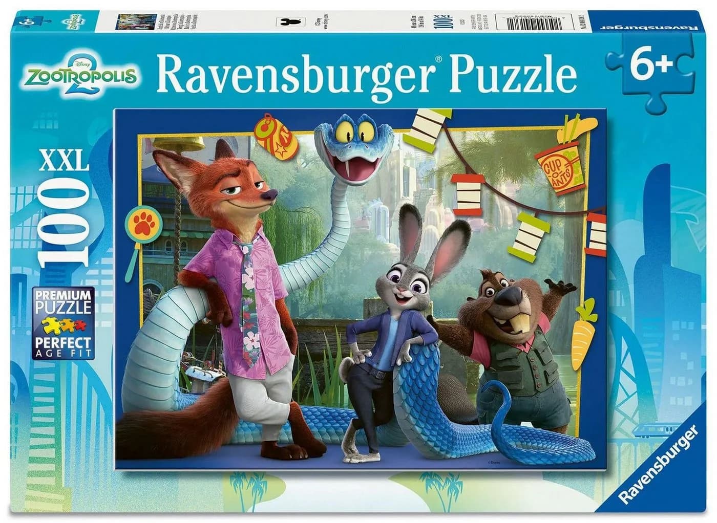Ravensburger Puzzle Disney Zoomania 100 Teile