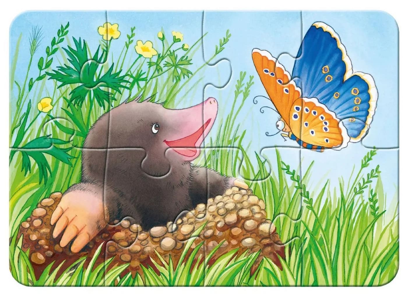 Ravensburger Puzzle Süße Gartenbewohner 4 Motive