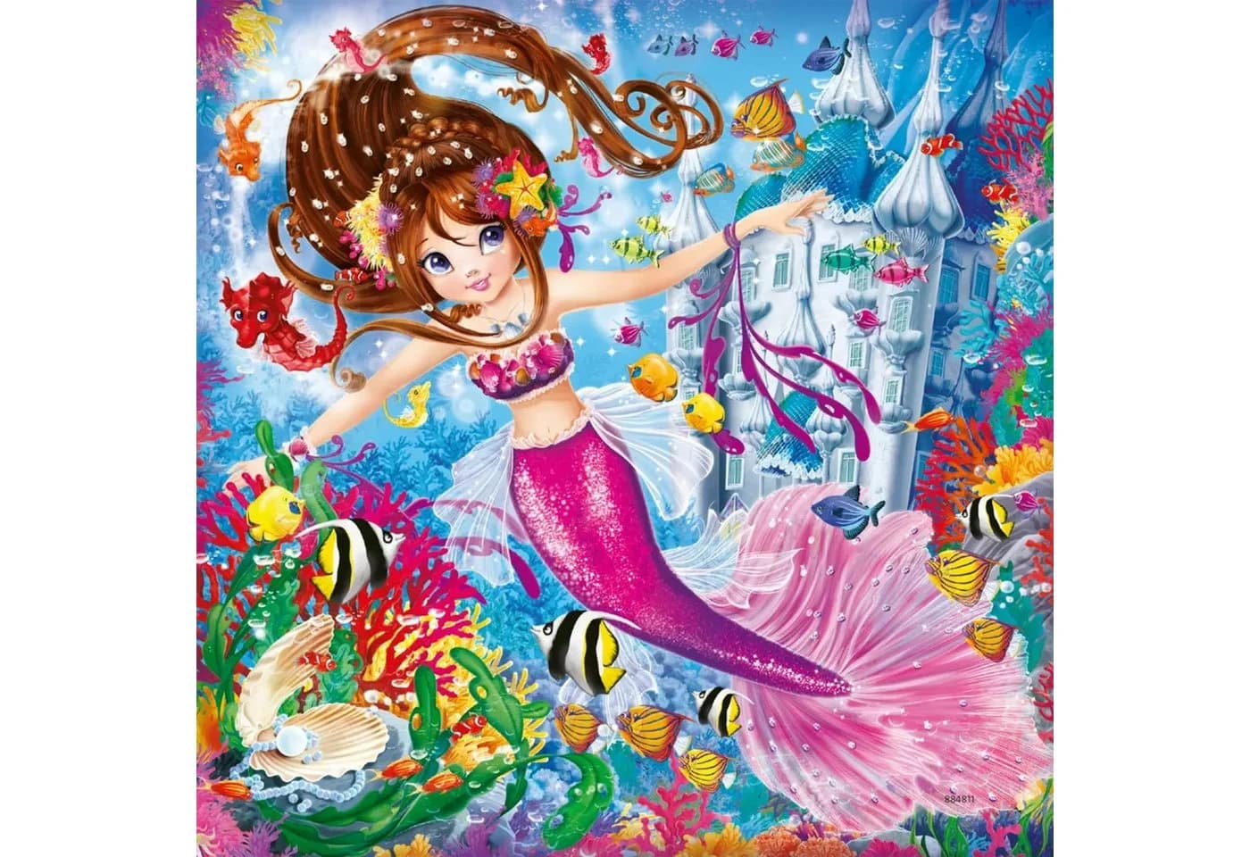 Ravensburger Kinderpuzzle 3x49 Teile Bezaubernde Meerjungfrauen