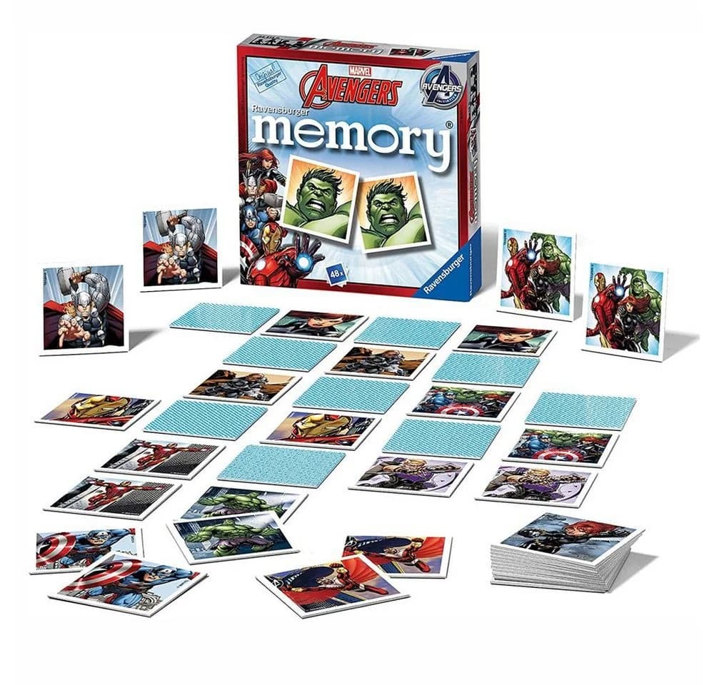 MARVEL Mini Memory Spiel 48 Bildkarten Ravensburger Avengers