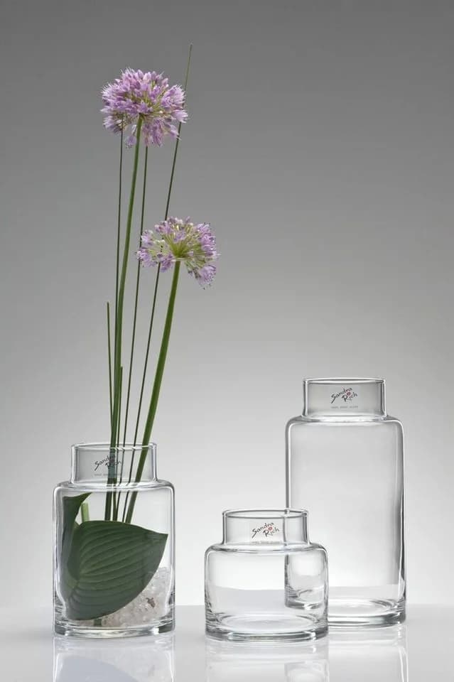 Sandra Rich Glasvase Medicine Zylindrisch Transparent