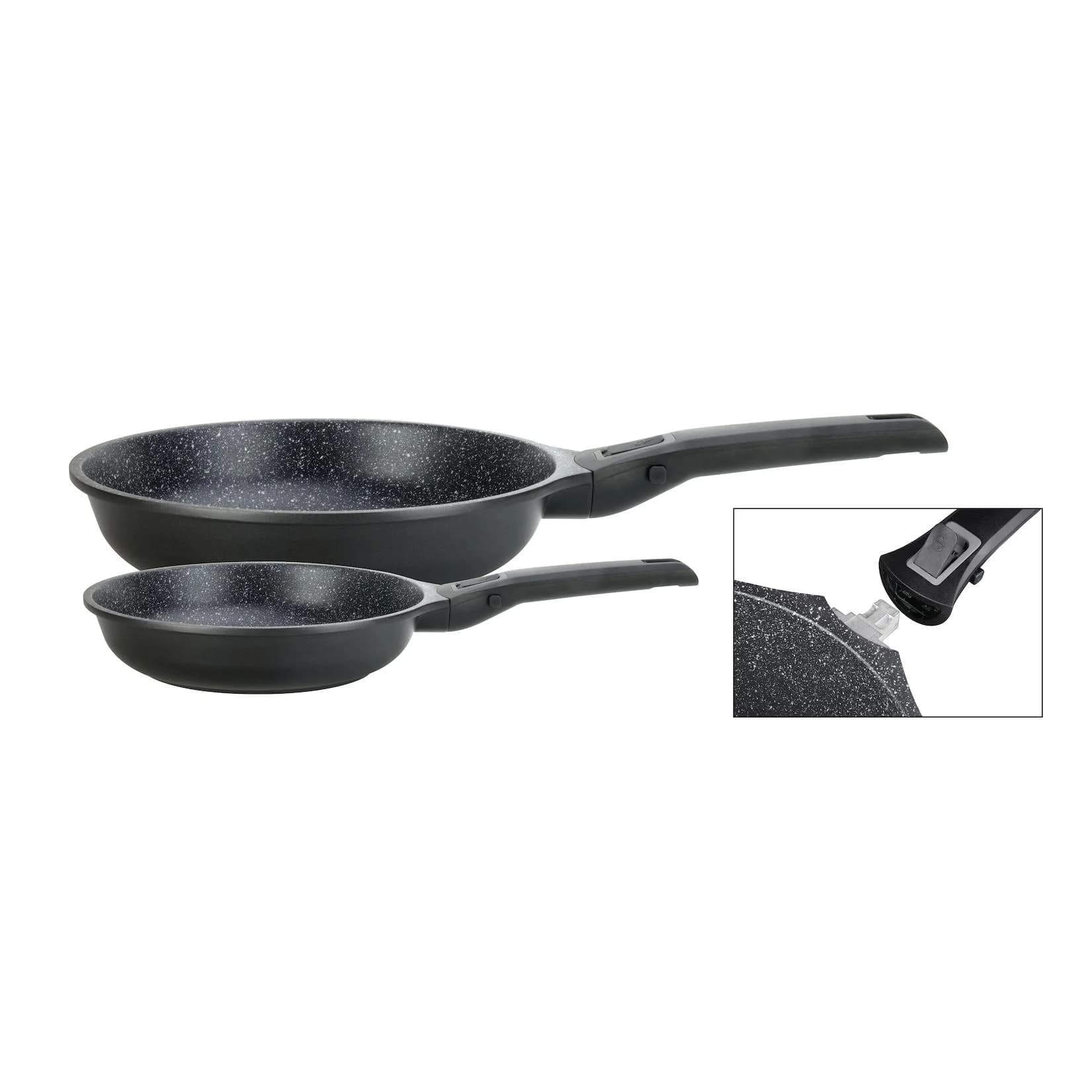 Pfannen-Set GSW "Easy Click" Schwarz 28 cm Induktion