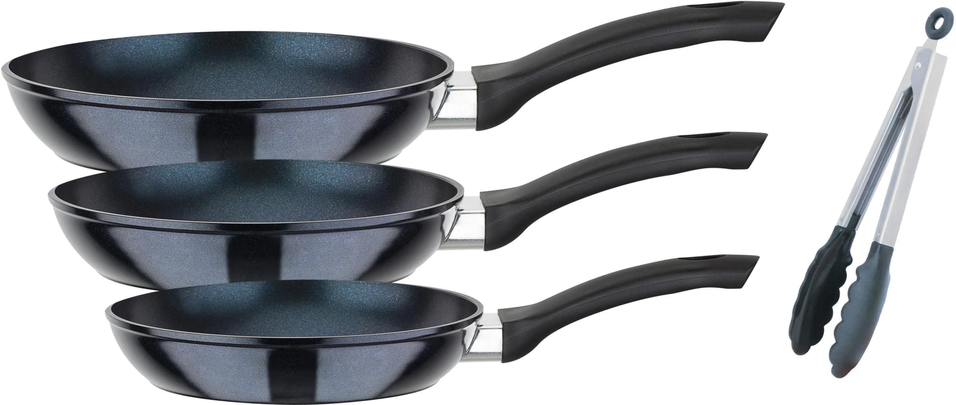 GSW Pfannen-Set Temptura Plus Schwarz Induktion