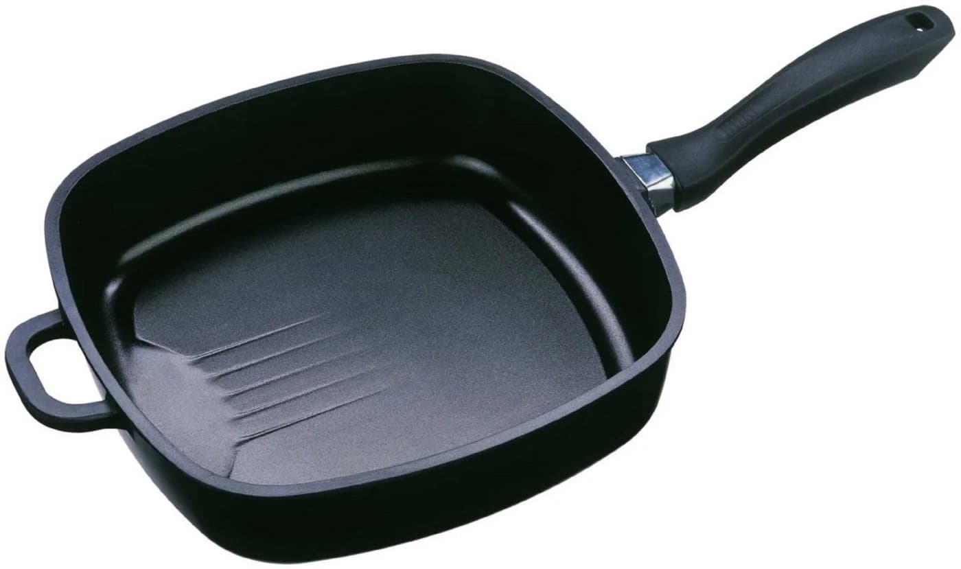 GSW Gourmet Fett-Trenn-Pfanne Schwarz 28 cm
