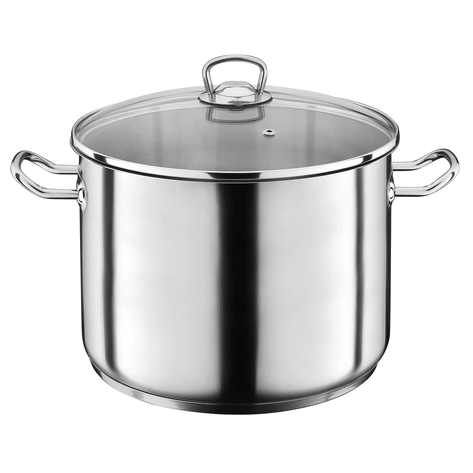 GSW Suppentopf Profi Silber Edelstahl 15 Liter Induktion