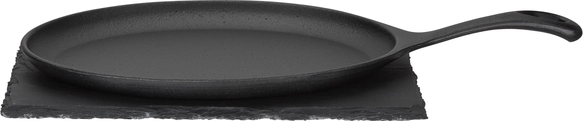 GSW Servierpfanne Gastro Traditionell Schwarz Gusseisen