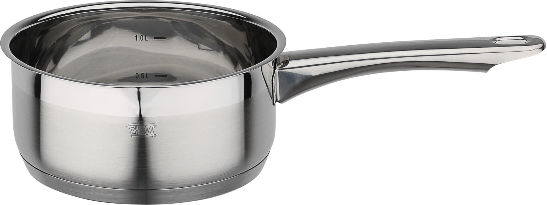 GSW Kasserolle Fogo Silber Edelstahl Induktion