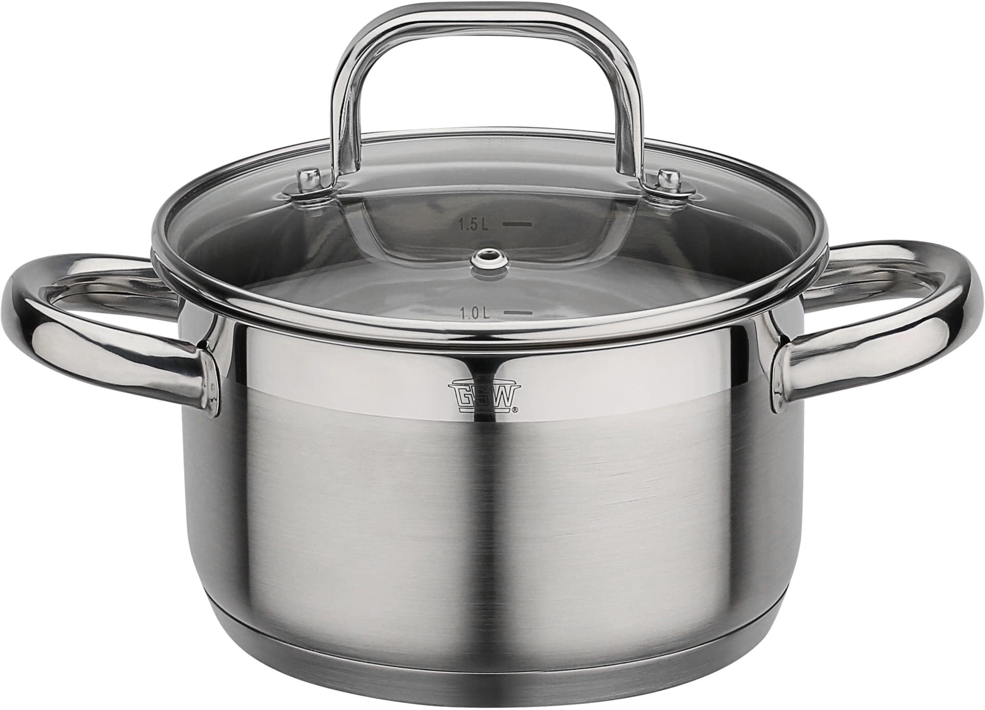 GSW Fleischtopf Fogo Edelstahl Induktion 1,9 l