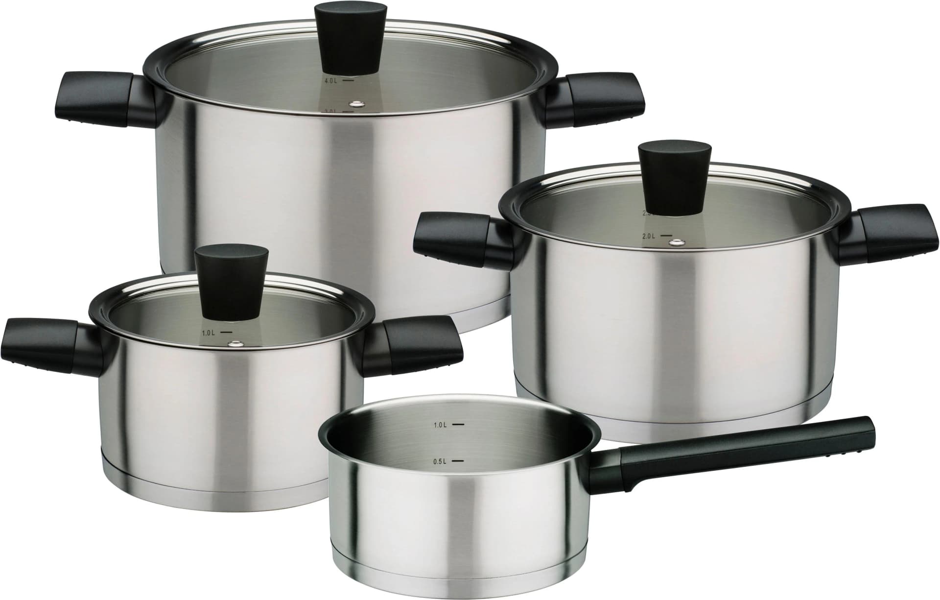 GSW Topf-Set "Novero" Silber Induktion