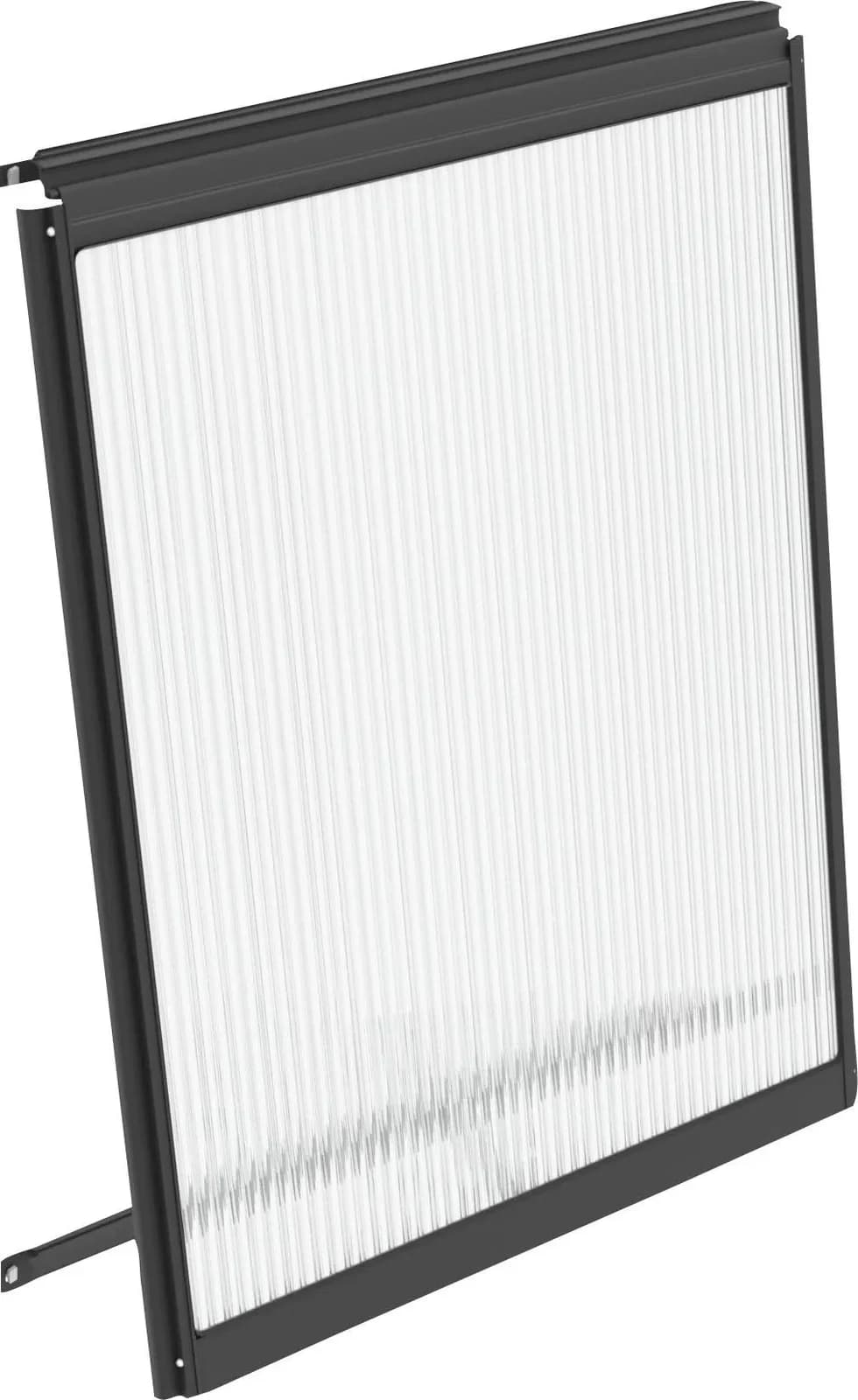 Vitavia Gewächshausfenster Aluminium Schwarz