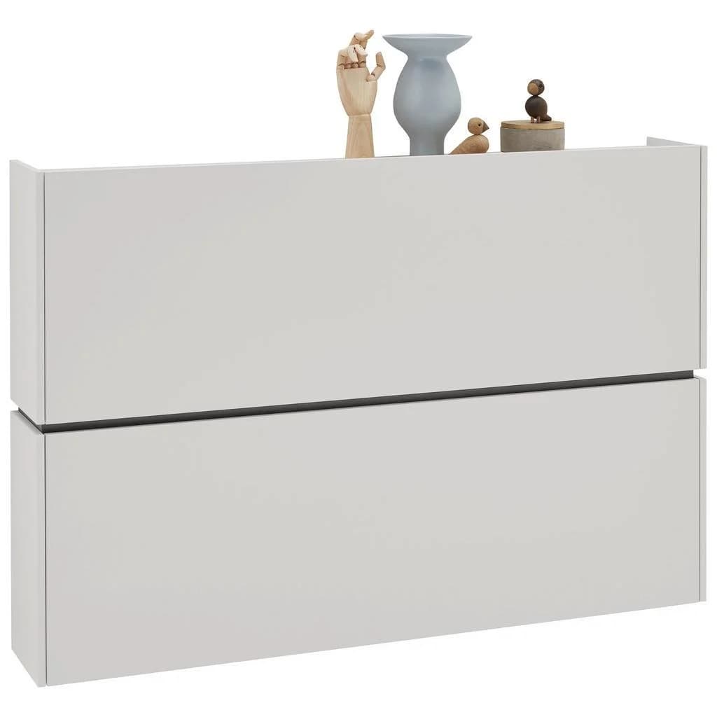 Voleo Schuhschrank Kaschmir Holzwerkstoff 140x93x22 cm