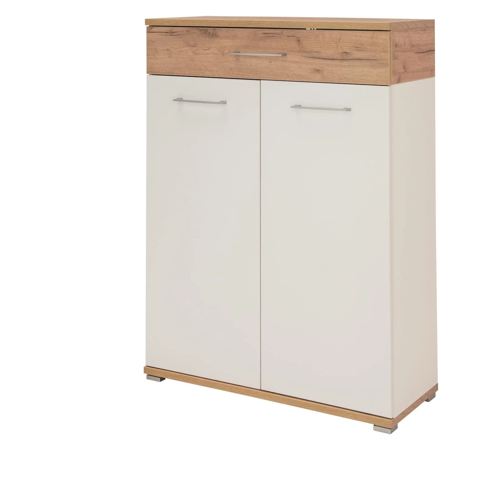 Germania Schuhschrank Topix Weiß/Eiche mit Soft-Close