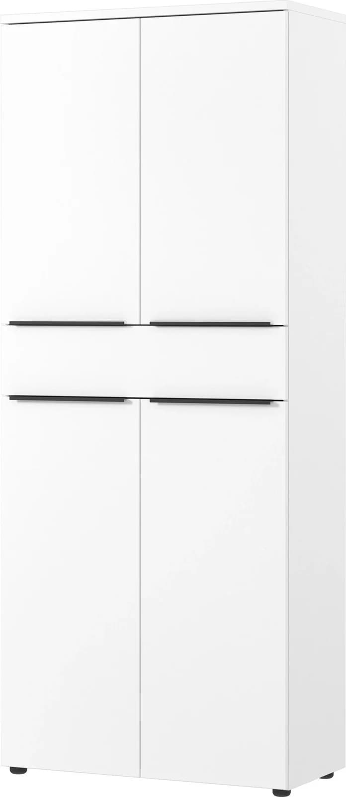 Aktenschrank GERMANIA Mailand Weiß Spanplatte 80 cm